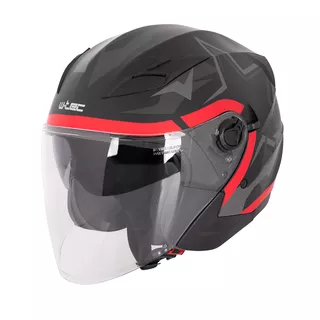 Otevřená přilba W-TEC Barcela Vermella - 2.jakost