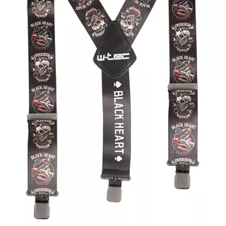 Kšandy W-TEC Black Heart Suspenders - Warhawk