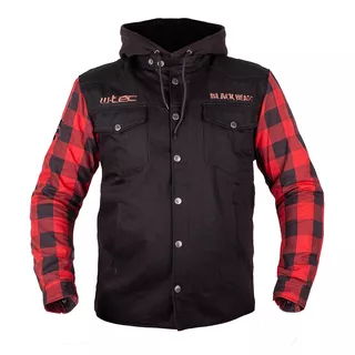 Moto bunda W-TEC Black Heart Radikaal - červeno-černá