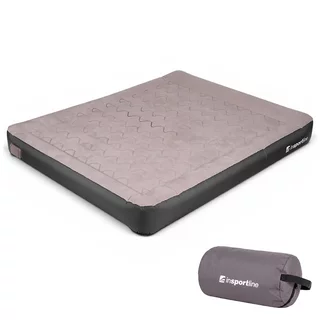 Dvoulůžková nafukovací matrace inSPORTline Valkon Duo 192x151x22 cm s vestavěnou elektrickou pumpou