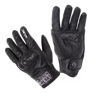 Kožené moto rukavice W-TEC Black Heart Rookah - černá
