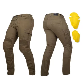 Moto jeansy W-TEC Wallbridge Olive