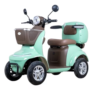 Elektrický čtyřkolový vozík W-TEC Lubica II • 25km/h • až 50km dojezd • s řidičákem - zelená