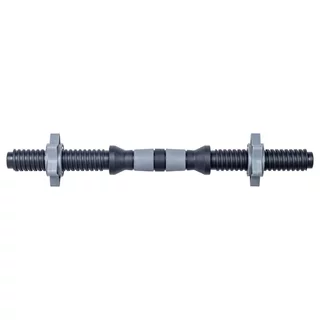 Hřídel na jednoruční činku inSPORTline Plafor 41cm/30mm • plastová • se závitem a objímkami