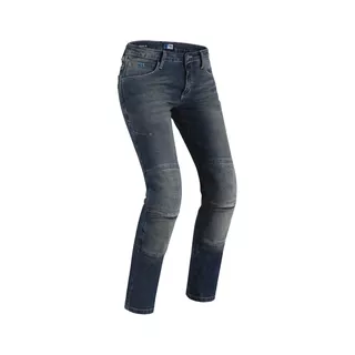 Dámské moto jeansy PMJ Florida MID CE - Výprodej - modrá