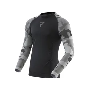 Moto thermo triko Rebelhorn Freeze II Jersey - černá-kamufláž