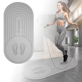 Podložka na cvičení inSPORTline Ampfinity 123x60x0,6 cm - šedá