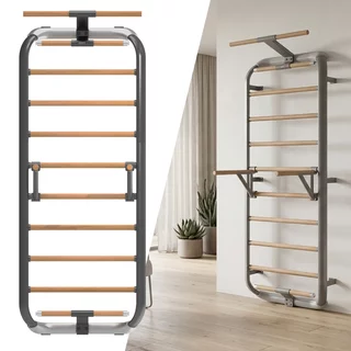 Žebřiny inSPORTline Wootkit 220x86 cm - šedá