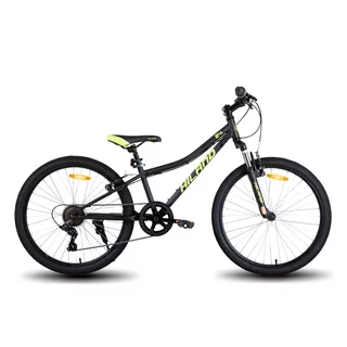 Juniorské horské kolo Hiland Climber 24" • 140-160 cm - černá