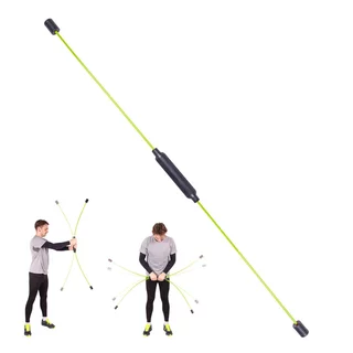 Kmitací tyč inSPORTline Flexi Bar Easy - zelená