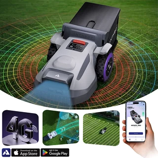 Bezdrátová robotická sekačka Anthbot N8 (1500 m²) se sběračem listí