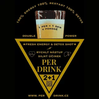 Šumivý nápoj Per Drink 3x4g s vitaminy a rostlinnými extrakty