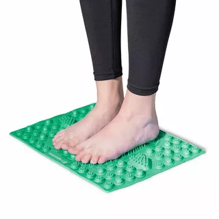 Masážní podložka pod chodidla inSPORTline Tilsipur 39x29 cm - zelená