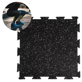 Zátěžová podložka inSPORTline Puzeko 50x50x1 cm - černo-šedá