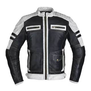 Pánská kožená bunda W-TEC Esbiker - 2.jakost