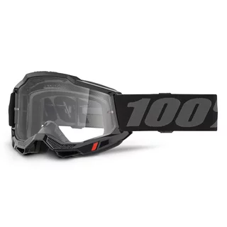 Motokrosové brýle 100% Accuri 2 OTG - černá, čiré plexi