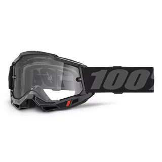 Motokrosové brýle 100% Accuri 2 - Enduro černá, čiré plexi
