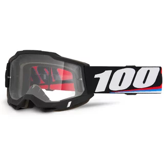 Motokrosové brýle 100% Accuri 2 - Magnus černá, čiré plexi
