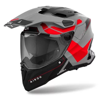 Moto přilba Airoh Commander 2 Reveal matná červená fluo