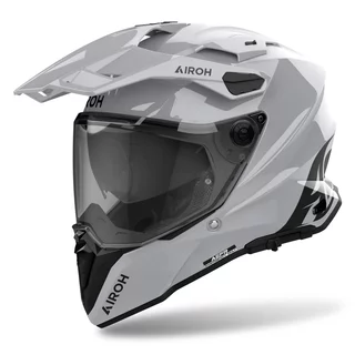 Moto přilba Airoh Commander 2 Color lesklá šedá