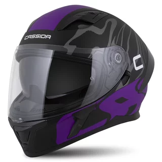 Moto přilba Cassida Orbit Multivers černá matná/fialová/šedá/bílá