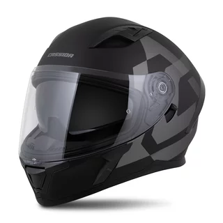 Moto přilba Cassida Orbit Grind černá matná/šedá