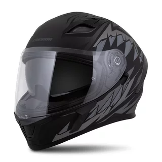 Moto přilba Cassida Orbit StriX černá matná/šedá