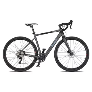 Gravel elektrokolo 4EVER ENGRAVE PRO 28" - titan/hologram
