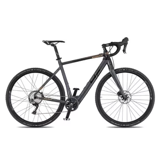 Gravel elektrokolo 4EVER ENGRAVE PRO 28" - titan/metal gold