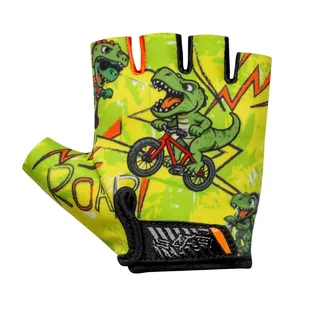 Dětské cyklo rukavice Etape Tiny - zelená (dino)