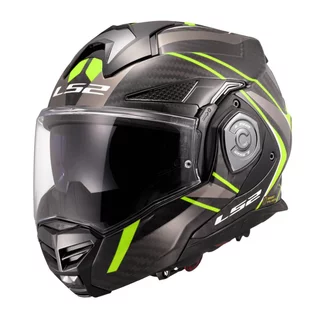 Překlopná moto přilba LS2 FF901 Advant X C Future II H-V Yellow P/J