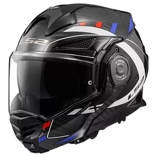 Překlopná moto přilba LS2 FF901 Advant X C Future Gl White Blue P/J