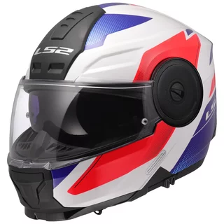 Výklopná moto přilba LS2 FF902 Scope II Duria White Blue Red