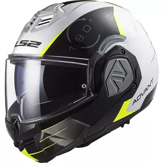 Překlopná moto přilba LS2 FF906 Advant Codex White Black P/J