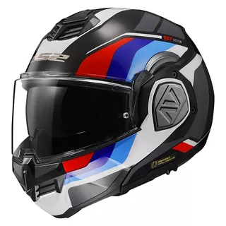 Překlopná moto přilba LS2 FF906 Advant Sport Gloss Black Blue Red P/J