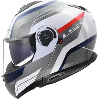 Výklopná přilba LS2 FF908 Strobe II MONZA White Blue Red