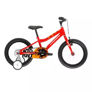 Dětské kolo Kross Racer 3.0 16" Gen 005 • 110-130 cm - červená/oranžová/bílá