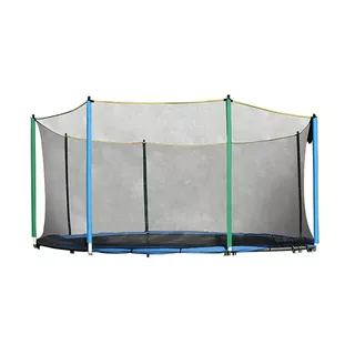Ochranná síť na trampolínu inSPORTline 244 cm + 6 tyčí - rozbaleno