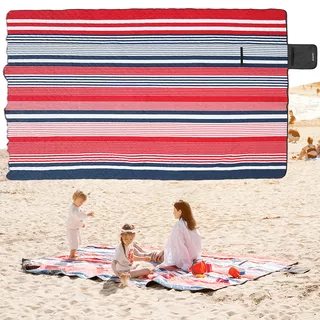 Pikniková deka inSPORTline Livetino 300x200 cm - ibišková noc