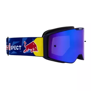 Motokrosové brýle RedBull Spect Torp modré matné, plexi modré zrcadlové