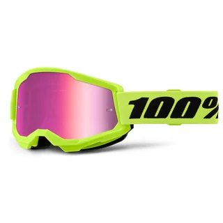 Juniorské motokrosové brýle 100% Strata 2 Junior Mirror