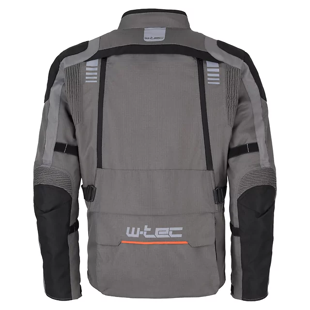 Touringová moto bunda W-TEC Smackton - černo-šedo-oranžová