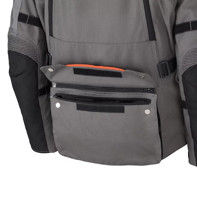 Touringová moto bunda W-TEC Smackton - černo-šedo-oranžová