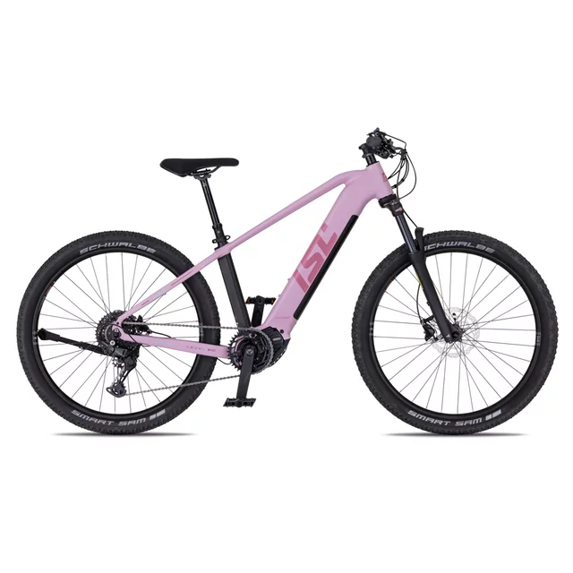 Dámské horské elektrokolo inSPORTline ISL Asuki EVO 835 Wh 27,5" - model 2026 • dojezd až 180 km - Dusted Pink