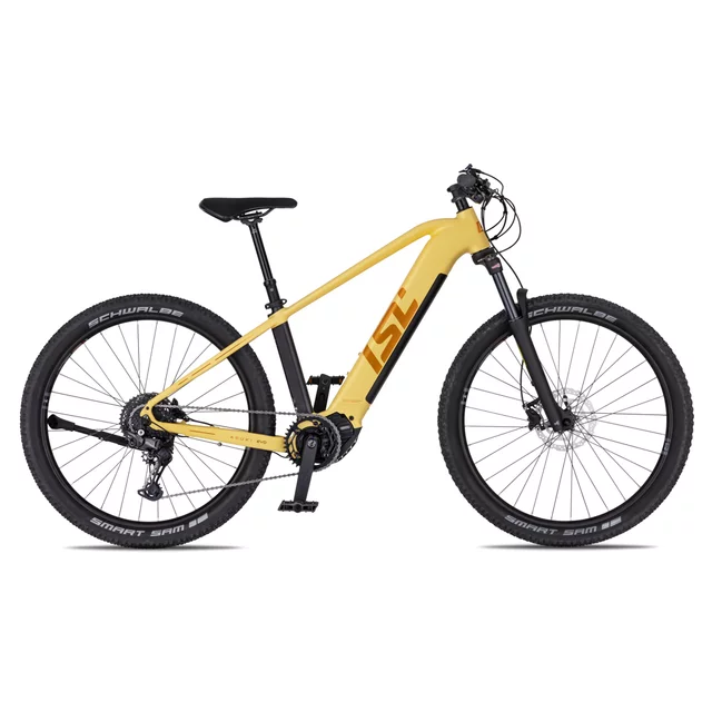 Dámské horské elektrokolo inSPORTline ISL Asuki EVO 835 Wh 27,5" - model 2026 • dojezd až 180 km - Sunbeam Yellow