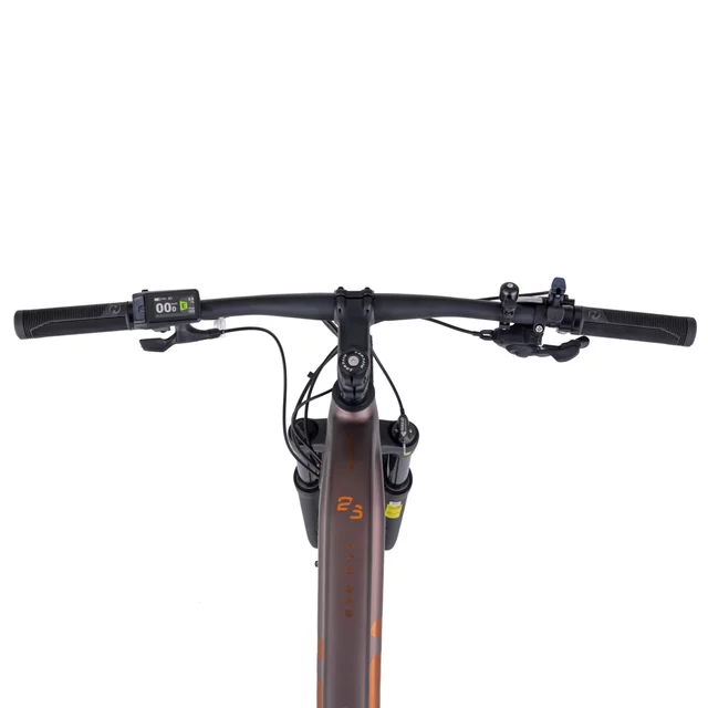 Horské elektrokolo inSPORTline ISL Tachion EVO 835 Wh 29" - model 2026 • dojezd až 180 km - Deep Coffee