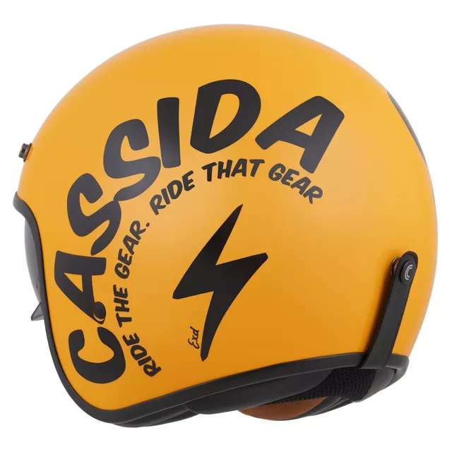 Moto přilba Cassida Oxygen Gear 2.0 žlutá/černá