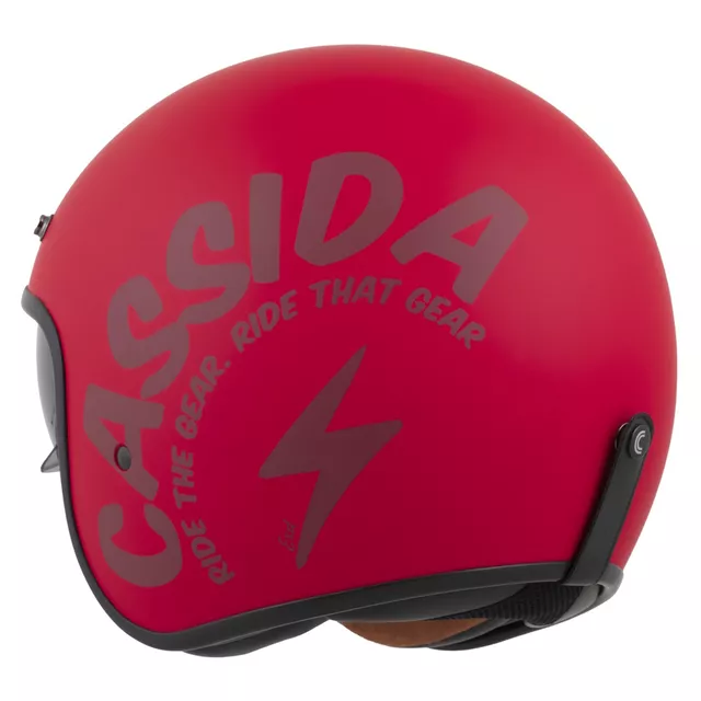 Moto přilba Cassida Oxygen Gear 2.0 červená matná/tmavě červená