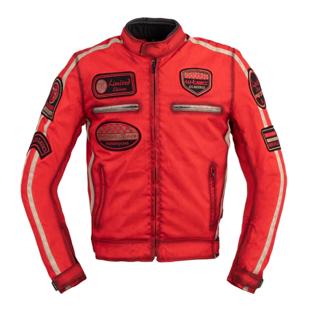 Pánská textilní bunda W-TEC Patriot Red - červená