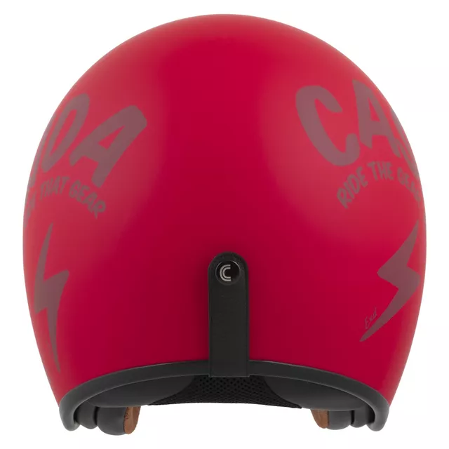Moto přilba Cassida Oxygen Gear 2.0 červená matná/tmavě červená
